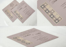 Engagement OR Anniversary OR Vastupujan Invitation Card RN 715 Beige