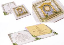 Multi Layered Designer Wedding Card RR 1062