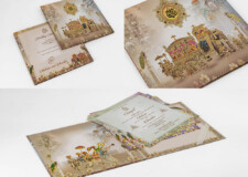 Traditional Wedding Card Invitation RR 783