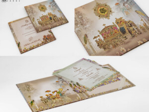 Traditional Wedding Card Invitation RR 783