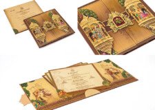 Traditional Door Style Wedding Card RR 866