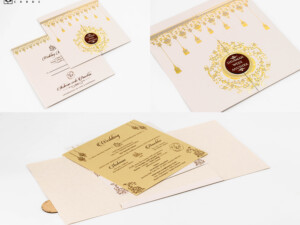 Budget Economical Wedding Card RR 912 GREY