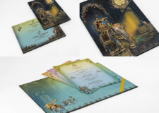 Padded Traditional Wedding Card RR 954