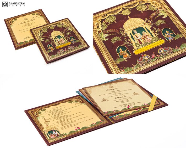 Traditional Wedding Card RR 972